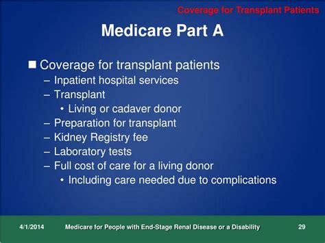 Ppt Medicare For People With End Stage Renal Disease Or A Disability