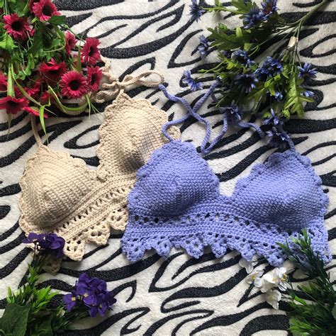 Crochet Bikini Bralette Top Crochet Boho Bralette Top Shopee Philippines