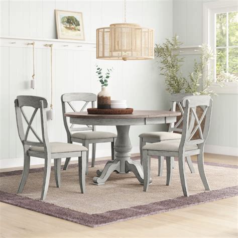 Sand Stable Quinta 5 Piece Extendable Pedestal Dining Set Reviews