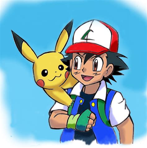 Ash And Pikachu Fan Art