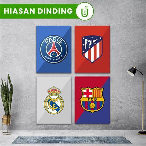 Hiasan Dinding Klub Bola Luar Negeri Grup 4