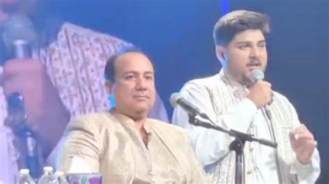 Watch Does Rahat Fateh Ali Khans Son Sound Like Legendary Nusrat Fateh Ali Khan Concert Video