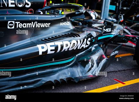 Mercedes Amg F1 Team W14 Mechanical Detail Of The New Side Pods In The