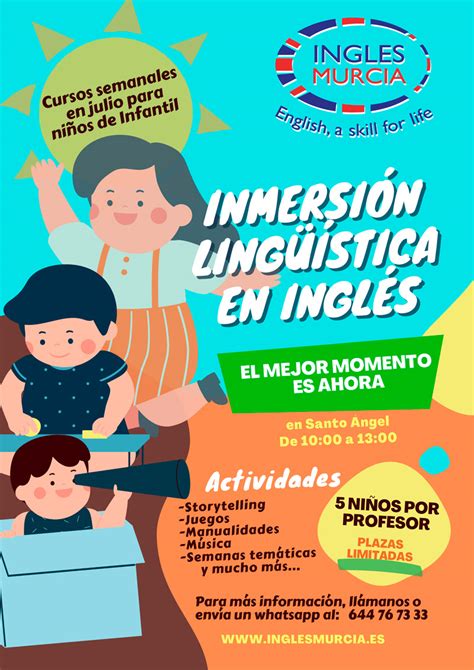 Un Curso De Inmersi N Ling Stica Inglesmurcia