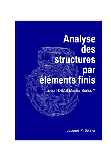 Pdf Analyse Des Structures Par L Ments Finis Avec I Deas Master Series