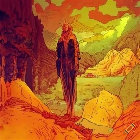 Illustration By Jean Giraud On Craiyon