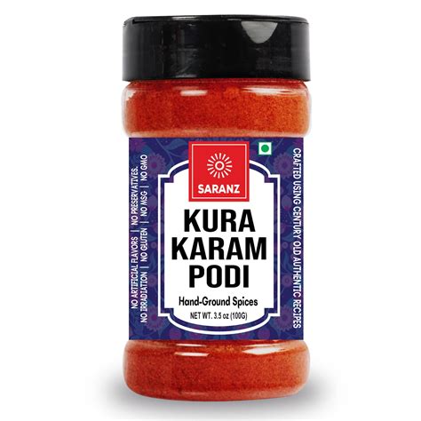 Saranz Kura Karam Podi Masala Perfect For Cooking Ready To Use No