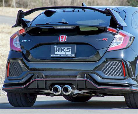 Hks Hi Power Spec L Ii Exhaust Honda Civic Type R Fk8 2017 On Redline Performance