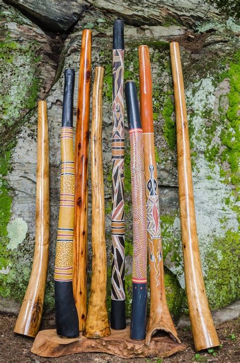 Didgeridoo Instrumento Musical Australiano Fotos De Stock Fotos