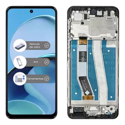 Frontal Tela Display Para Moto G Xt Aro Kit Pelicu Frete Gr Tis