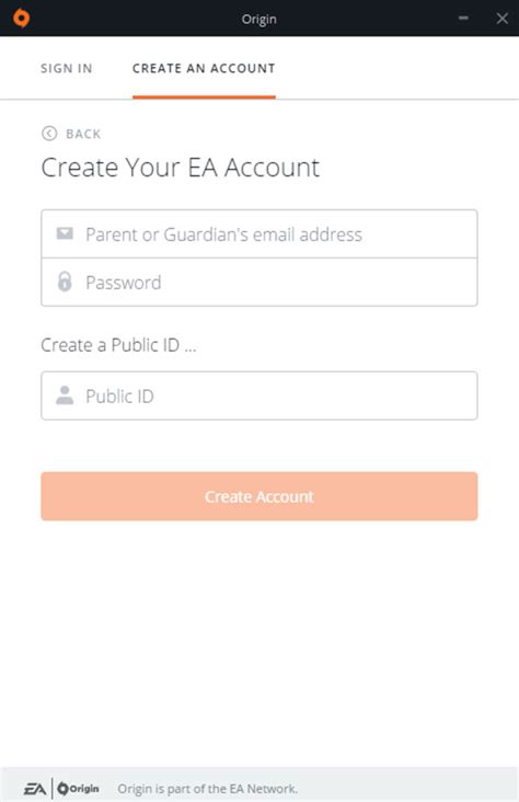 Origin How To Set Up An Underage Ea Account For Your Child