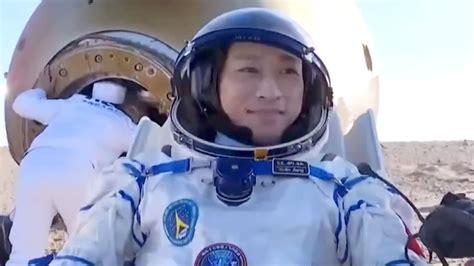 Shenzhou 17 Astronaut Jiang Xinlin Exits Capsule Upon Return CGTN