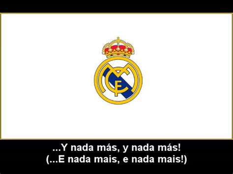 Hala Madrid Y Nada M S M Sica Do Real Madrid Acordes Chordify