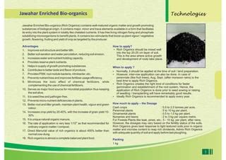 Opportunities For Biofertilizer Industries PPT