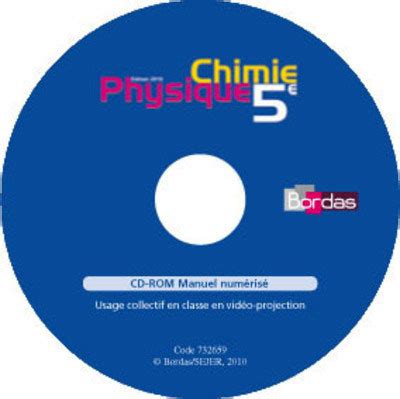 Vento Physique Chimie 5e 2010 Manuel numérique enseignant sur DVD Rom