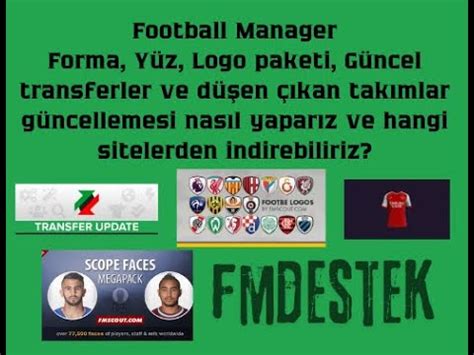 Football Manager Logo Y Z Paketi Forma Paketi Ve Transfer