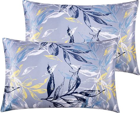 Loves Cabin Silk Satin Pillowcase For Hair And Skin Watercolor Flowers 20x30