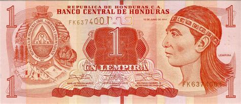 Billete De Honduras Billete Lempira De Honduras Paper Money De