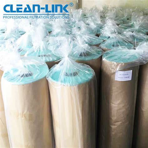 Clean Link Fiberglass Filter Roll Paint Stop Filter Media Spray Booth