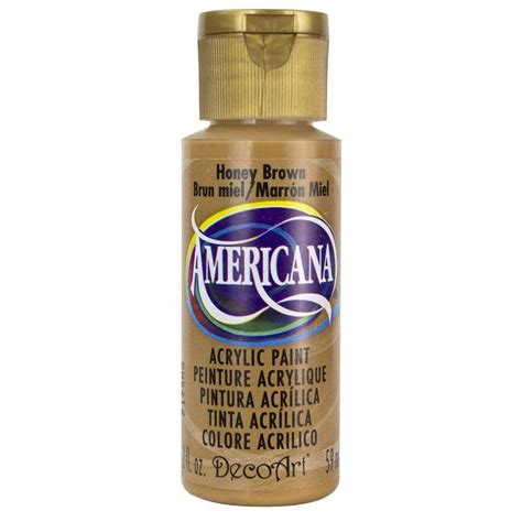 Decoart Americana Oz Honey Brown Acrylic Paint Da The Home Depot