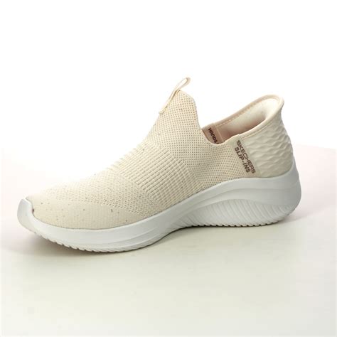 Skechers Slip Ins Ultra OFWT Off White Womens trainers 149594