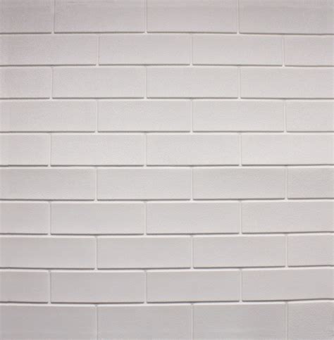 White Abstract Brick 3D Wall Panels - Industrial - Wall Panels - by ...