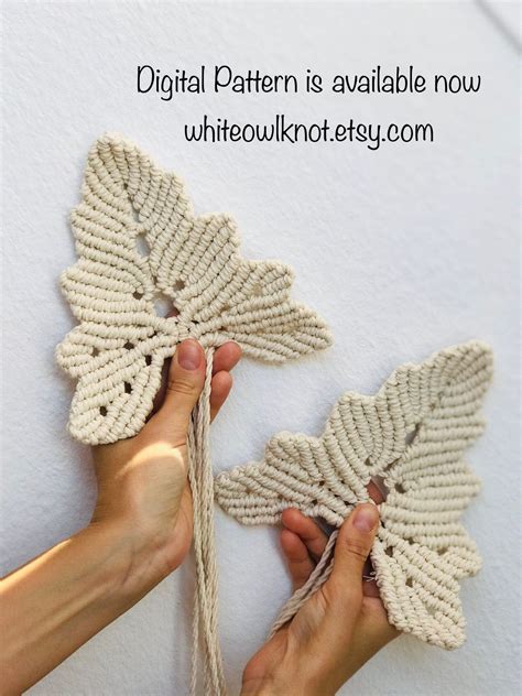 Macrame Tutorial The Simple Leaf Simple Leaves Pattern Artofit