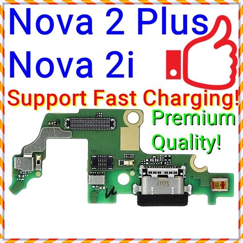 18W Fast Charge NEW ORI Charging Port SUB Board MIC For Huawei Nova 2