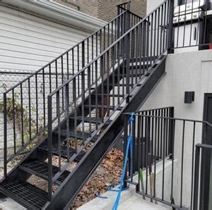 Outdoor Metal Stairs, Fabricators & Installers | Toronto exterior stairs