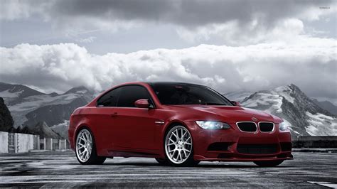 Red Vossen Bmw 3 Series Front Side View Wallpaper Car Wallpapers 51332