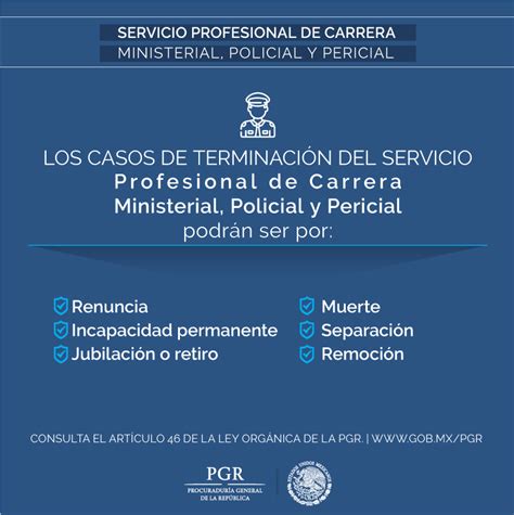 Servicio Profesional De Carrera Ministerial Policial Y Pericial