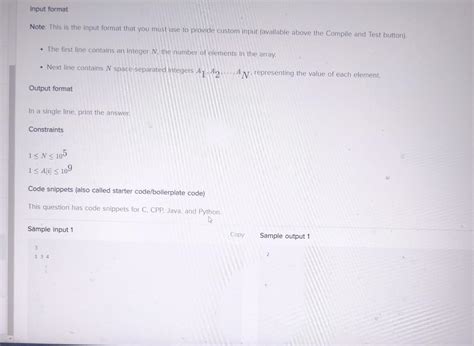 Solved You Are Given An Array Of N Positive Integers You