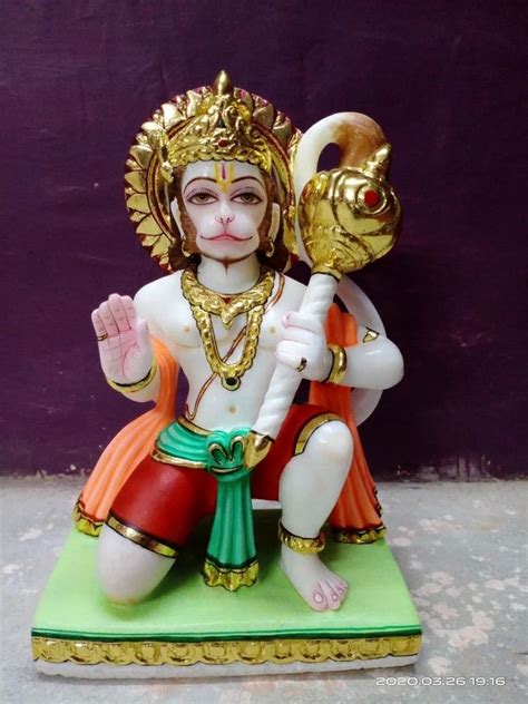 White Marble Hanuman Ji Statue For Worship Temple At Rs In Jaipur