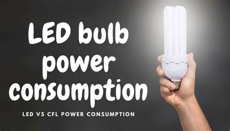 Led Light Power Consumption Calculator - Lets Save Electricity