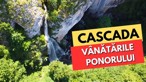 Cascada Vânătările Ponorului Filmare drona 4K YouTube