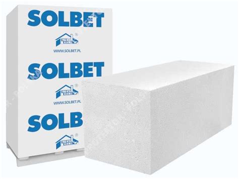 Bloczek SOLBET 24cm beton komórkowy Xella gazobeton suporex belit biel