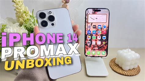 Unboxing Iphone 14 Pro Max Silver 🤎 I Aesthetic Unboxing Camera Test