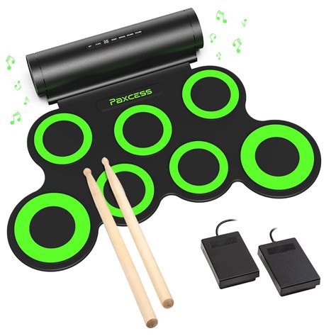 Paxcess Electronic Drum Set Roll Up Drum Practice Pad Midi Drum Kit