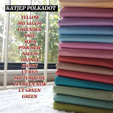 Jual Kain Meteran Katun Jepang Tokai Polkadot Part 2 0 5M Shopee