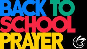 BACK TO SCHOOL PRAYER GUIDE - Warner First Baptist Church