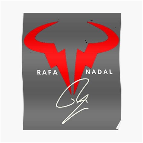 "Best seller - Rafa Nadal logo " Poster for Sale by RashedQawasmi ...