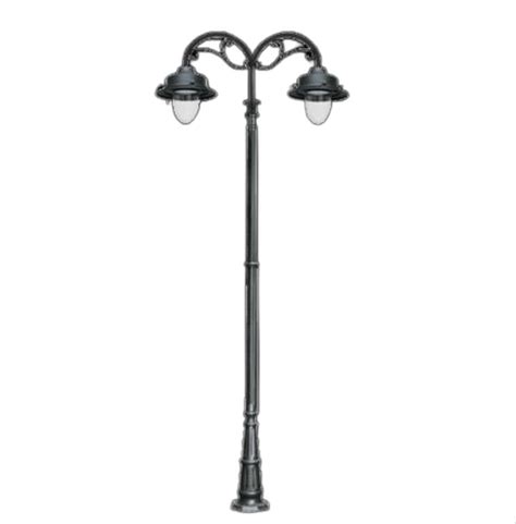 Dual Arm Mild Steel Decorative Lighting Pole For Outdoor At Rs