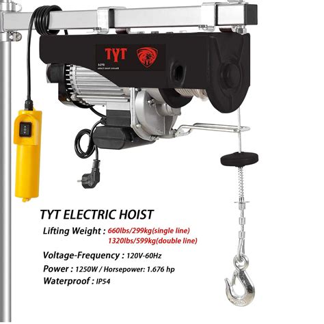 Tyt Lbs Lift Electric Hoist V Electric Winch Overhead Hoist