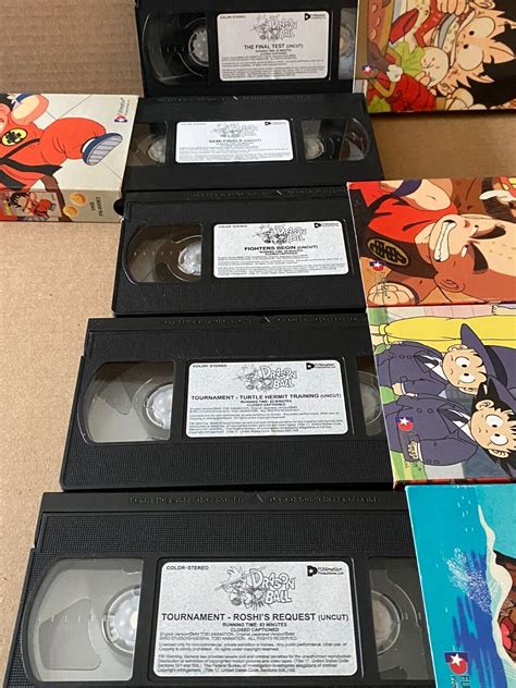 dragon ball vhs tournaent saga set funimation eng dub