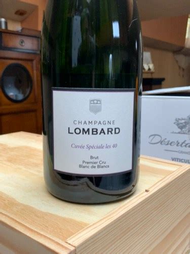 Champagne Lombard Cuvée Spéciale Les 40 Blanc de Blancs Brut Champagne