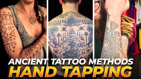 The MOST PAINFUL HAND TAPPING TATTOOS Ancient Tattooing Methods