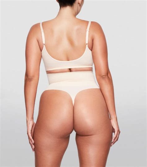 Womens Skims Nude Core Control Thong Harrods UK