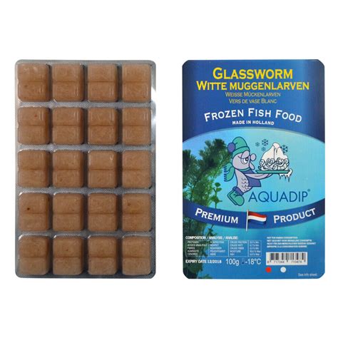 Aquadip Frozen Glassworm Blister Pack Fishden Aquatics