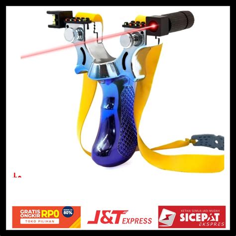 Jual Ketapel Slingshot Laser Plintengan Rifle Mainan Ikan