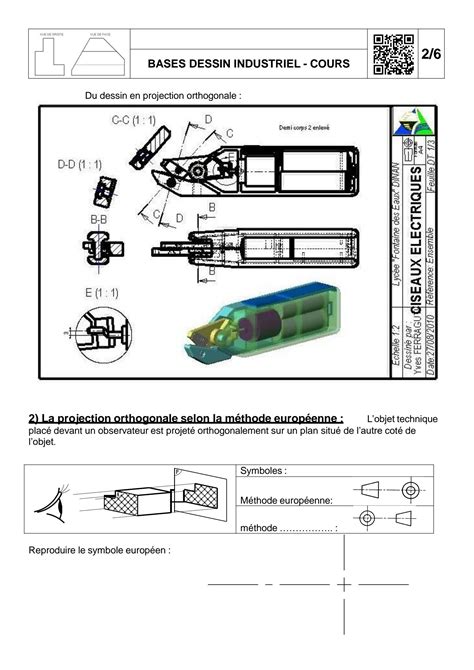 Solution Cours Bases Dessin Industriel Avec Les Exercices Studypool